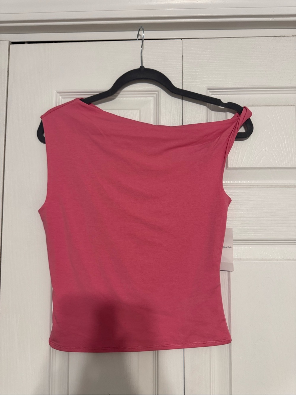 Abercrombie & Fitch One-Shoulder Pink Tank